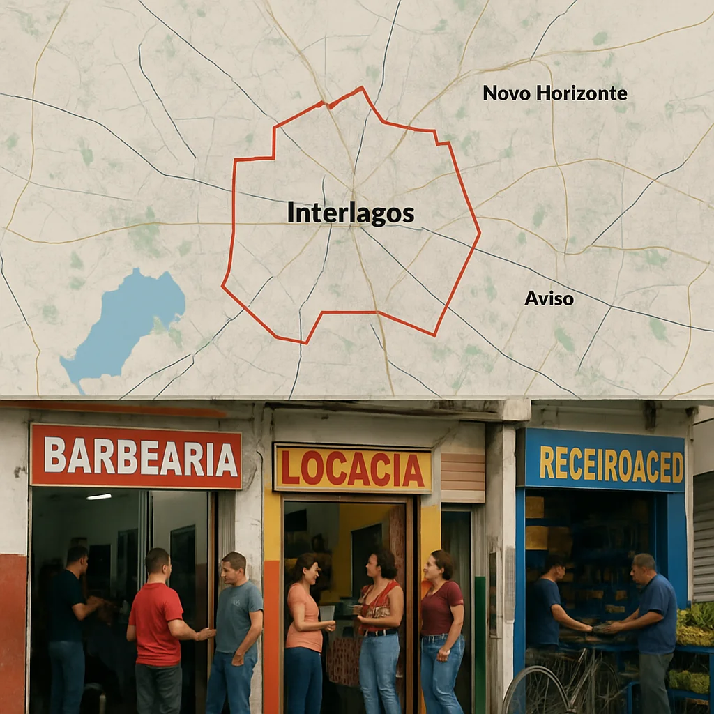 Bairro Interlagos lidera empresas fora do Centro em Linhares