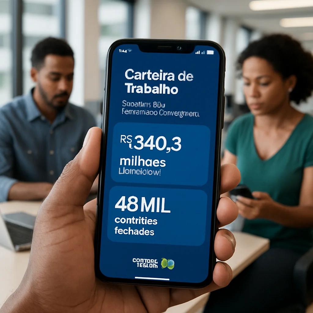 Crédito do Trabalhador: R$340 mi liberados em 48 mil contratos iniciais