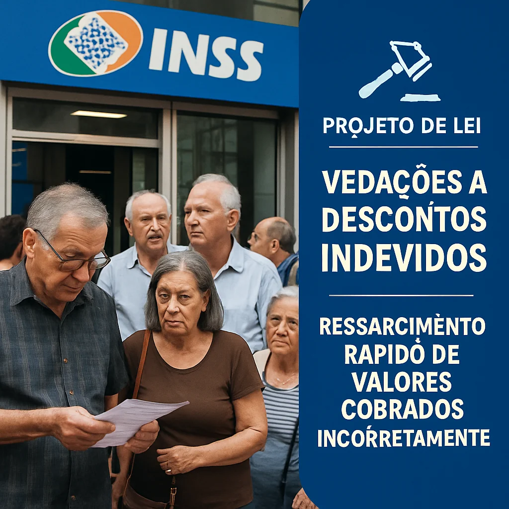 INSS Últimas Notícias: Projeto Proíbe Descontos e Exige Devolução Rápida