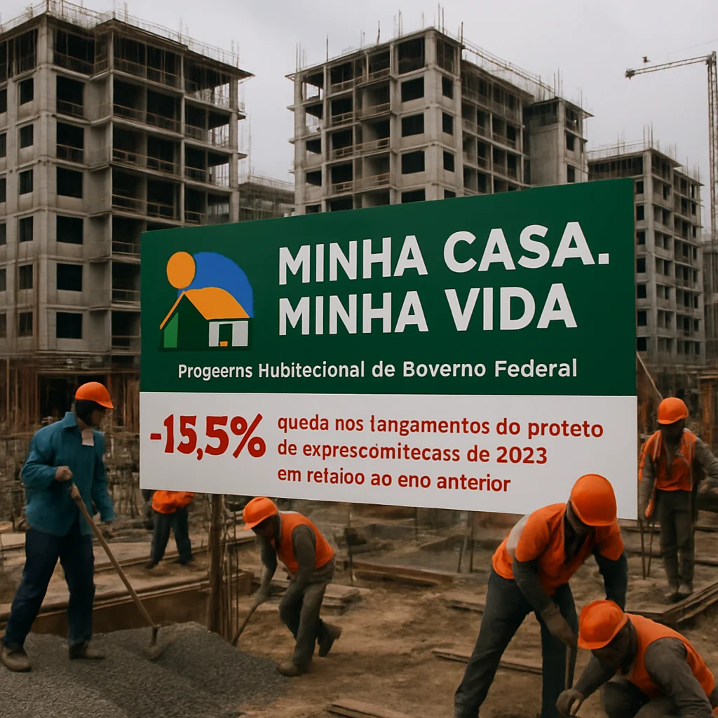 Queda de 15,5% nos lançamentos do Minha Casa Minha Vida no 2º tri de 2025