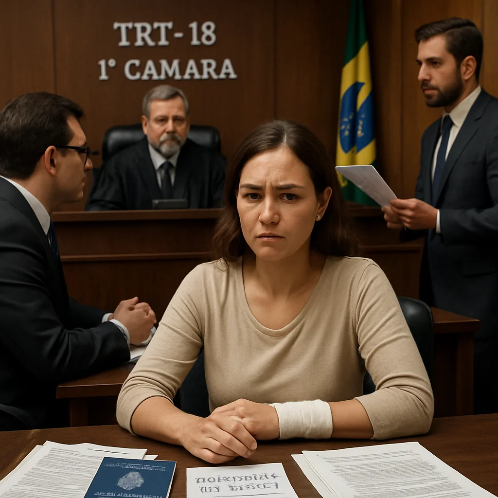 TRT-18 Goiânia reconhece rescisão indireta e direitos não pagos a auxiliar administrativa