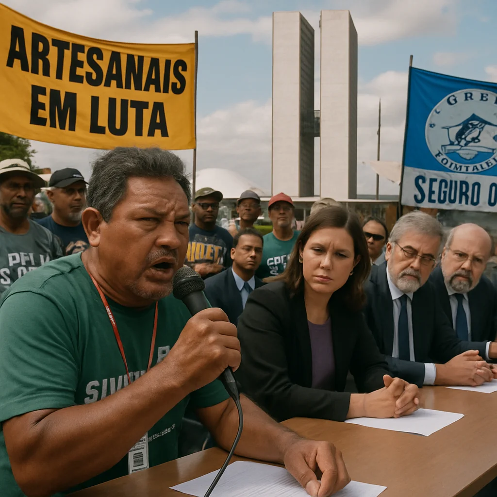 Pescadores artesanais mobilizam Brasília contra Medida Provisória 1.303/2025