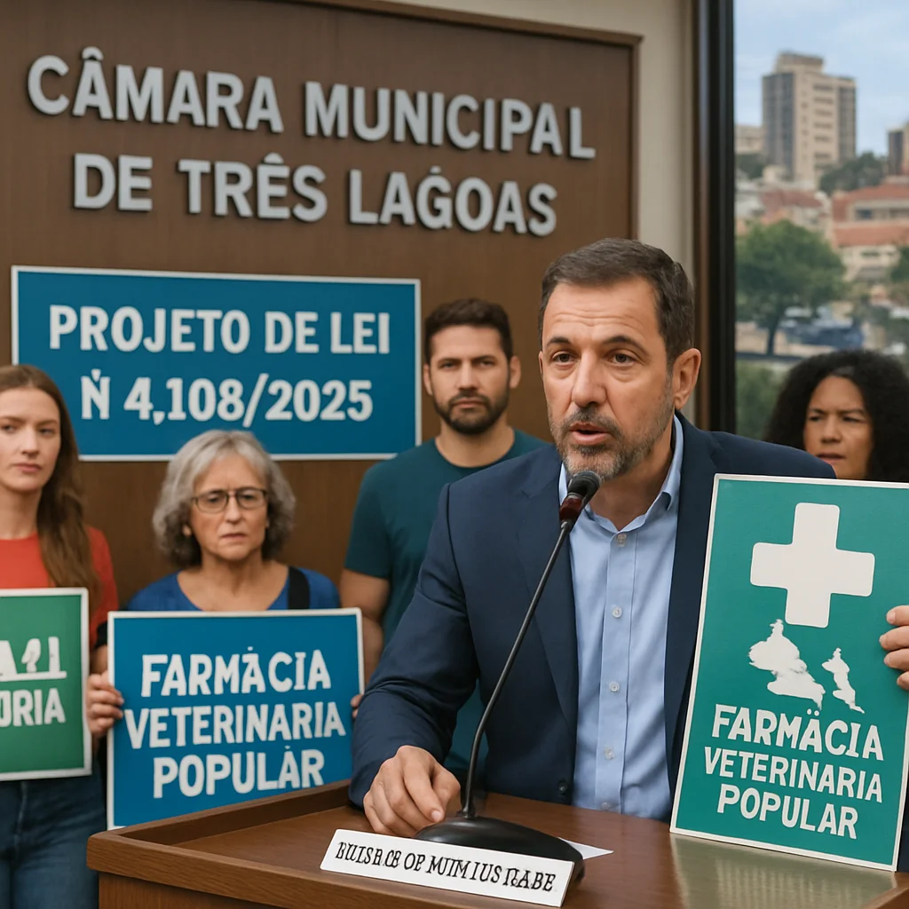 Projeto de Lei Avança: Farmácia Veterinária Popular Chega a Três Lagoas
