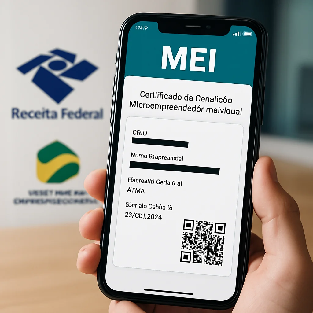 Receita Federal lança CCMEI simplificado no app MEI em 2024