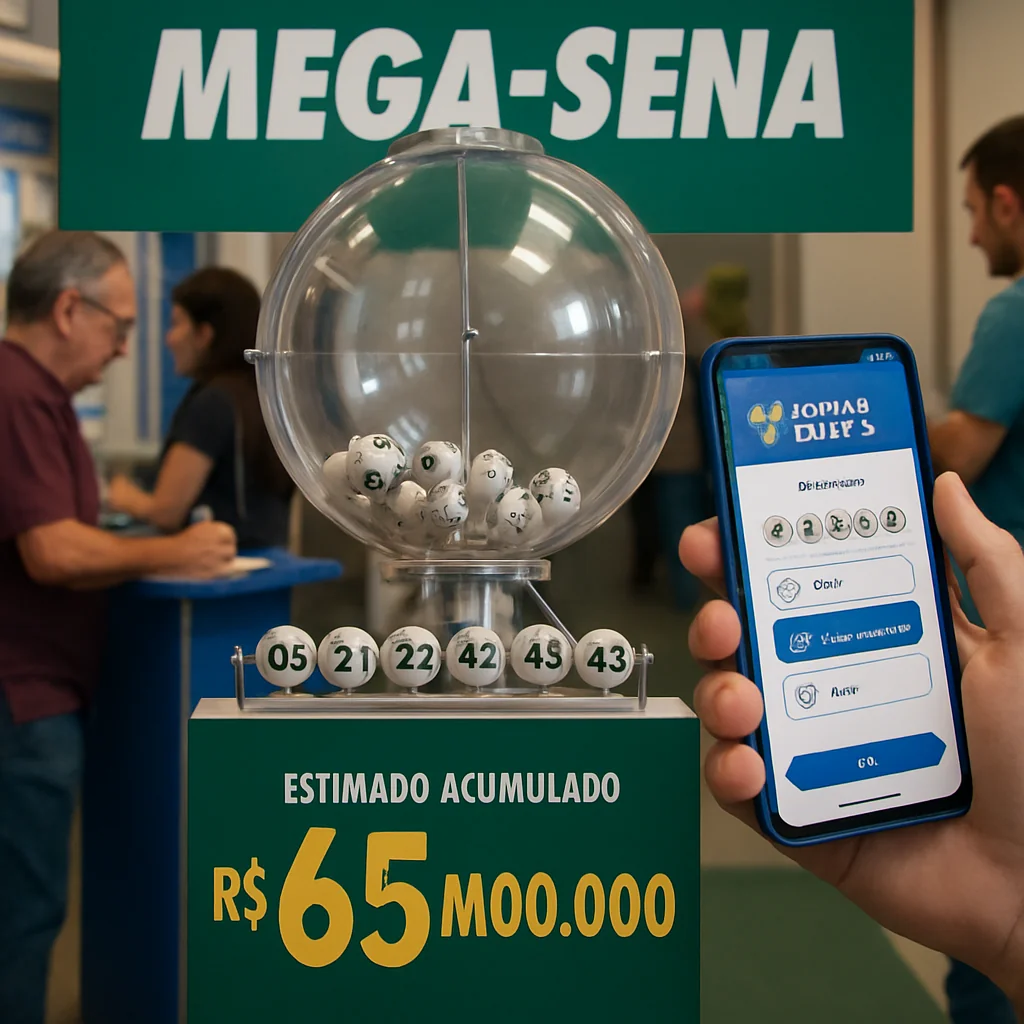 Concurso 2.902 da Mega-Sena: prêmio acumulado de R$ 65 milhões e detalhes do sorteio