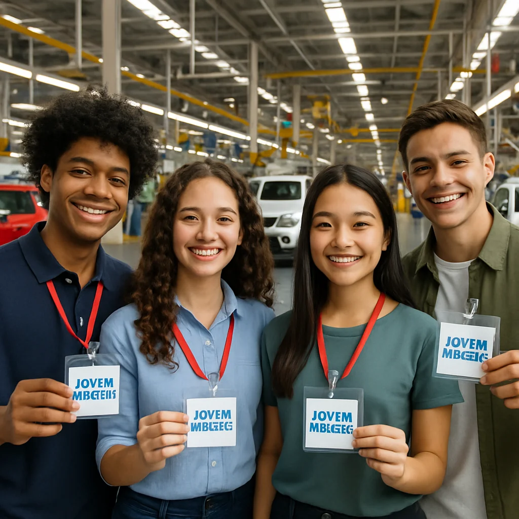 Stellantis oferece 525 vagas para jovens de 16 a 21 anos em 2025