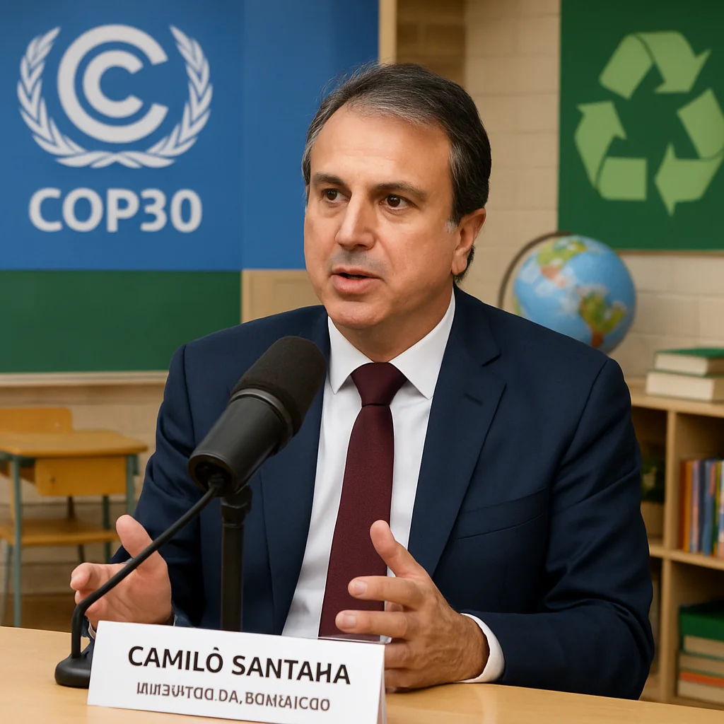 Camilo Santana defende dia à educação ambiental na COP30 Brasil