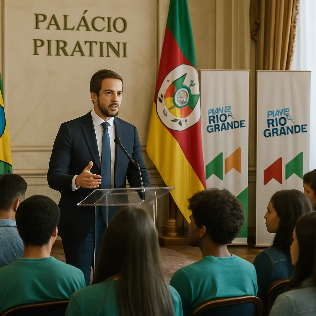 Eduardo Leite Anuncia Centros de Referência e Partiu Futuro RS