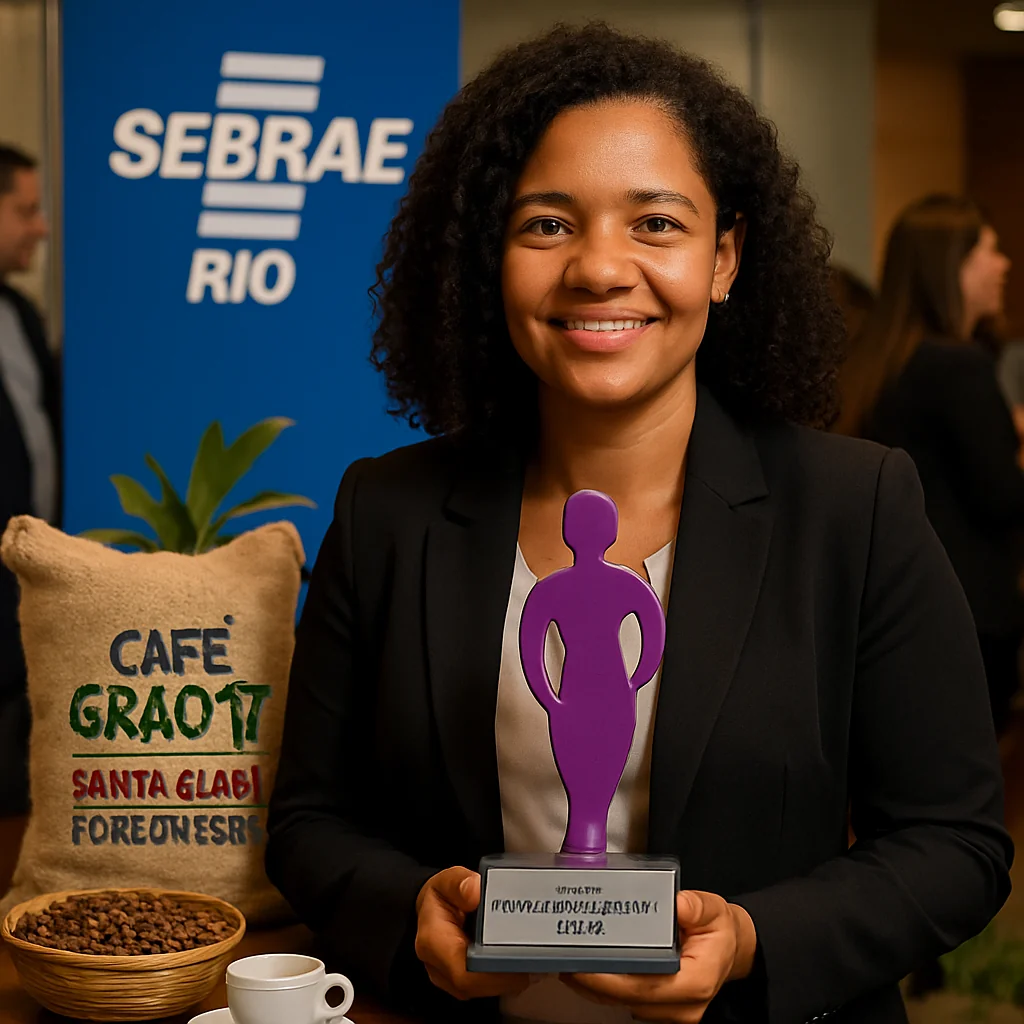 Clara Estefânia, do Café Grão 17, vence Prêmio Sebrae Mulher 2025