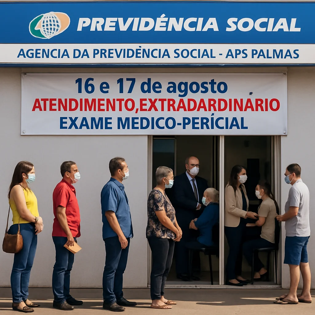 PLANTÃO INSS: Atendimentos Extraordinários para Perícias Médicas em Palmas (TO)
