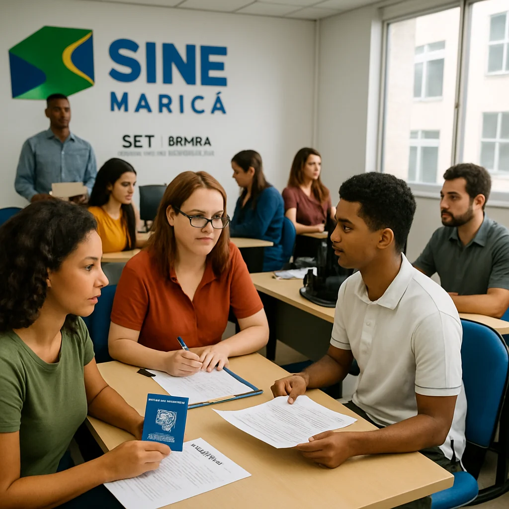 Candidatos passam por entrevistas e avaliações profissionais no Sine Maricá