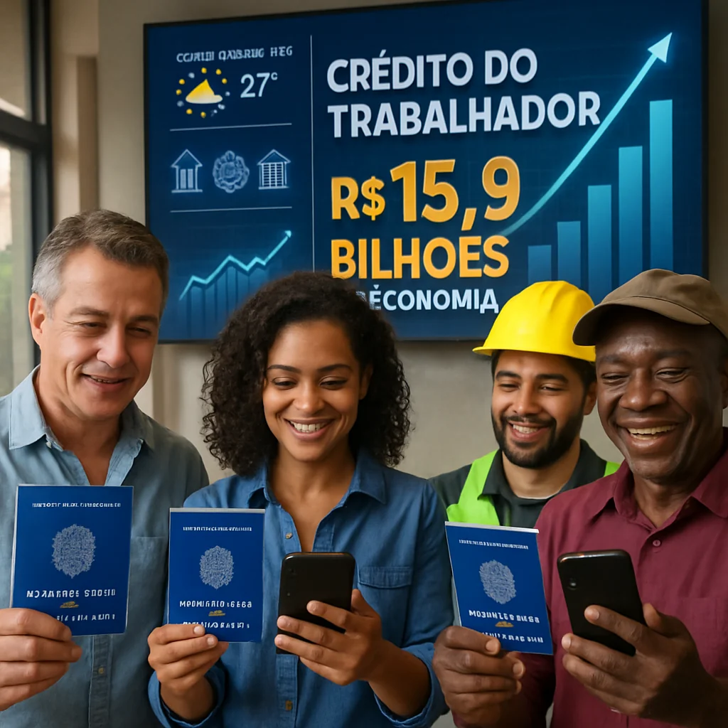 Crédito do Trabalhador injeta R$ 15,9 bi na economia em 2025
