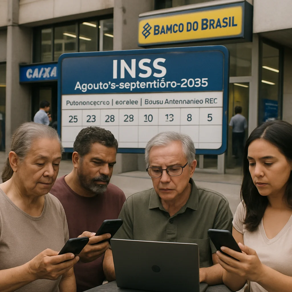 Pagamentos INSS a partir de 25/08/2025: Cronograma e Consulta