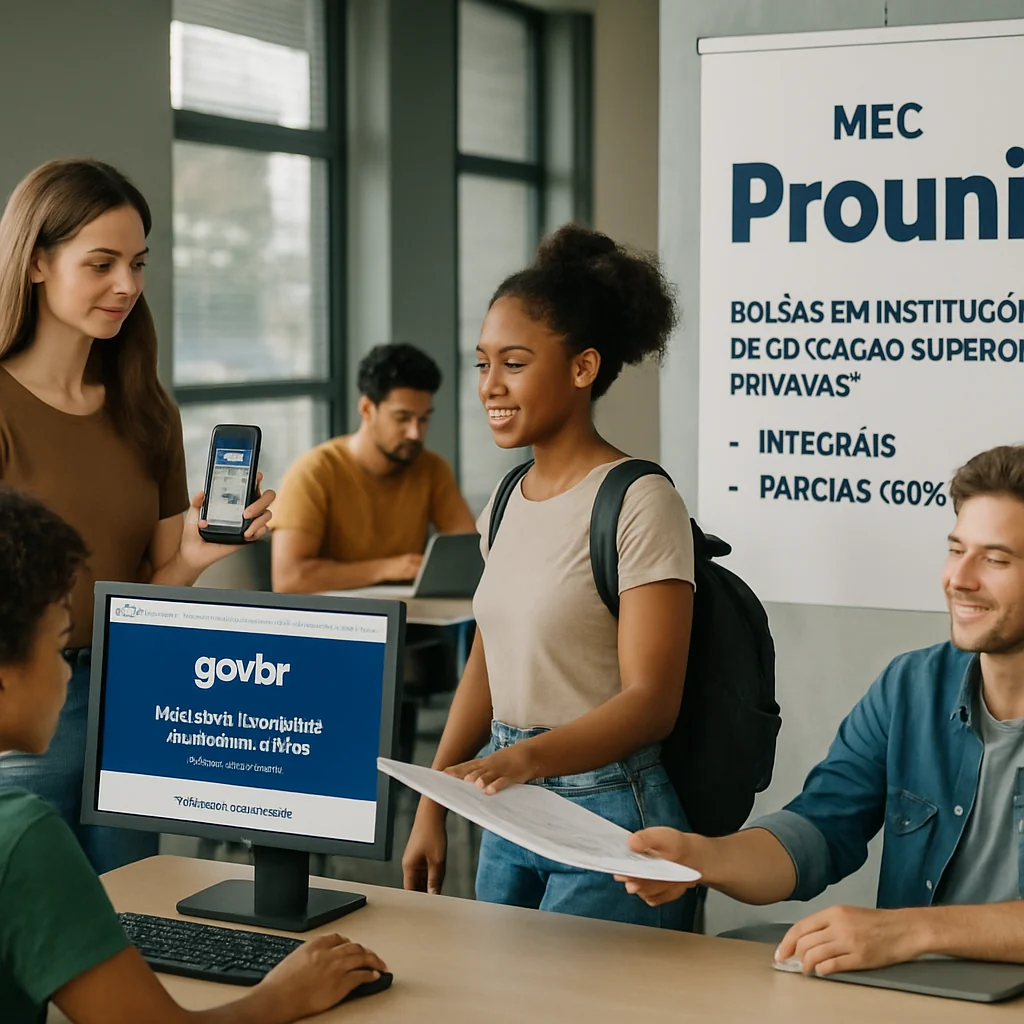 MEC prorroga até 18 o prazo para entrega de documentos Prouni 2º semestre 2025