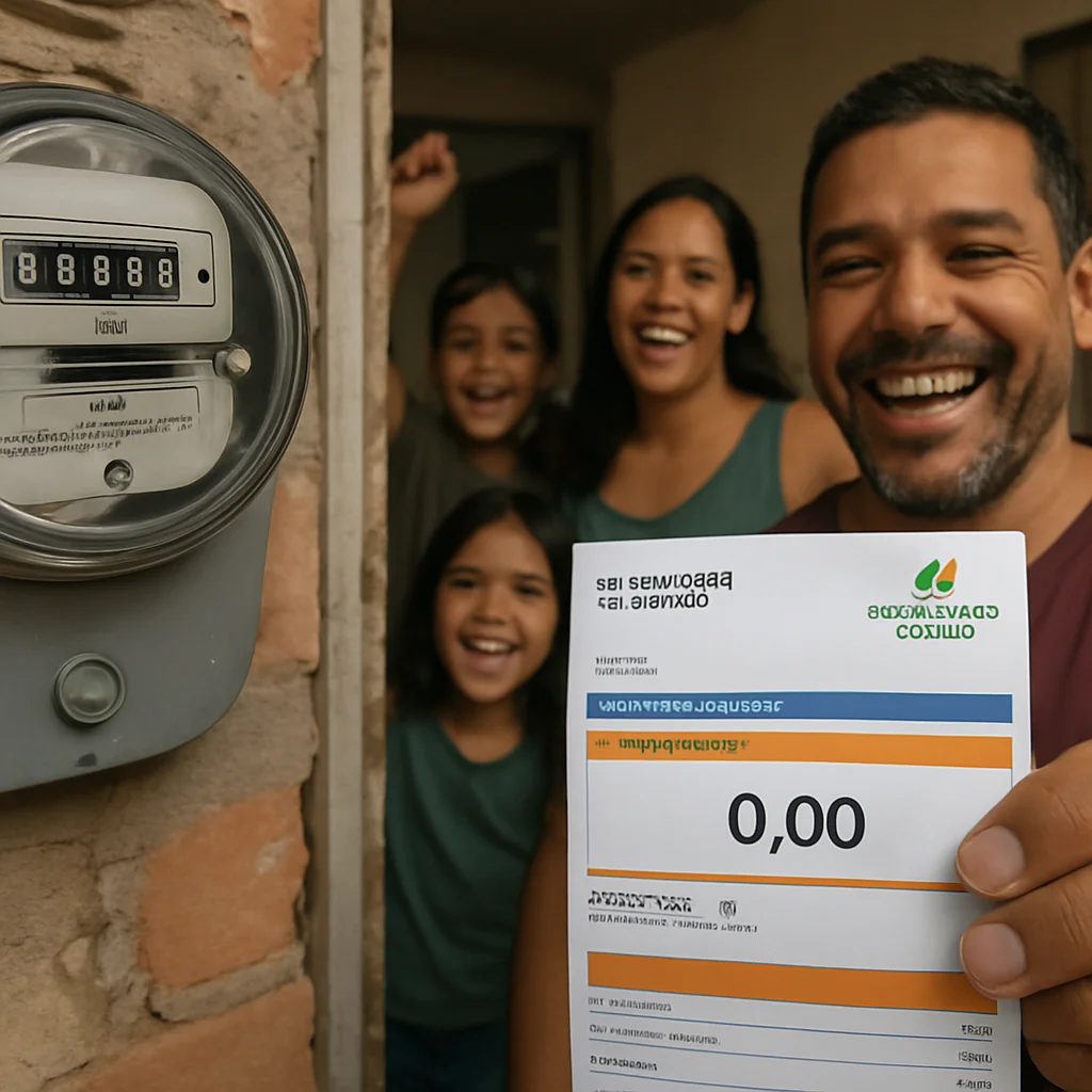 MP 1.300/2025: Grátis até 80 kWh para Famílias de Baixa Renda em 1 Mês