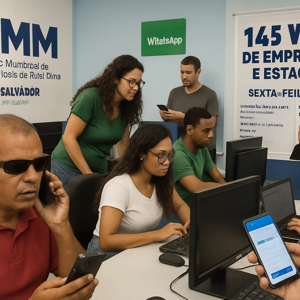 Simm Salvador: 145 Vagas de Emprego e Estágio para Sexta (15)