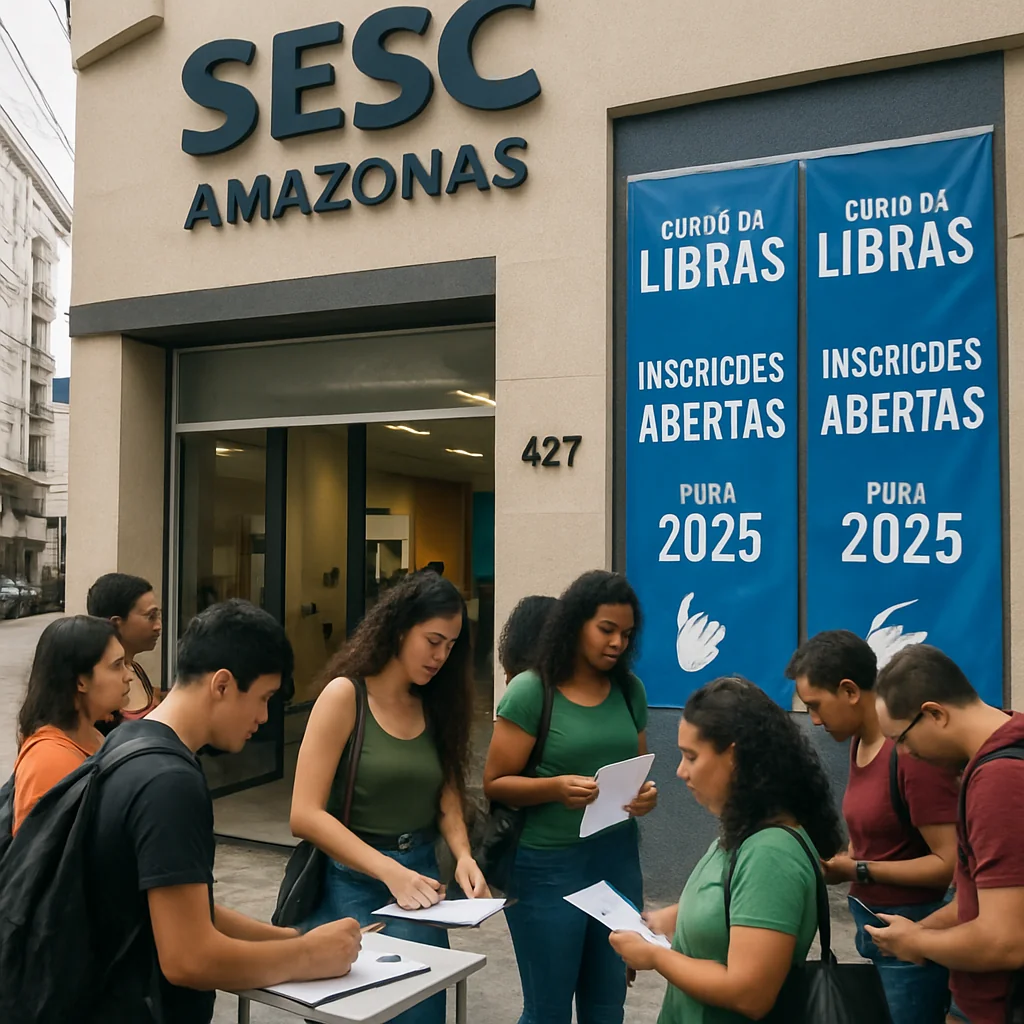 Sesc Amazonas abre inscrições gratuitas para curso de Libras em 2025