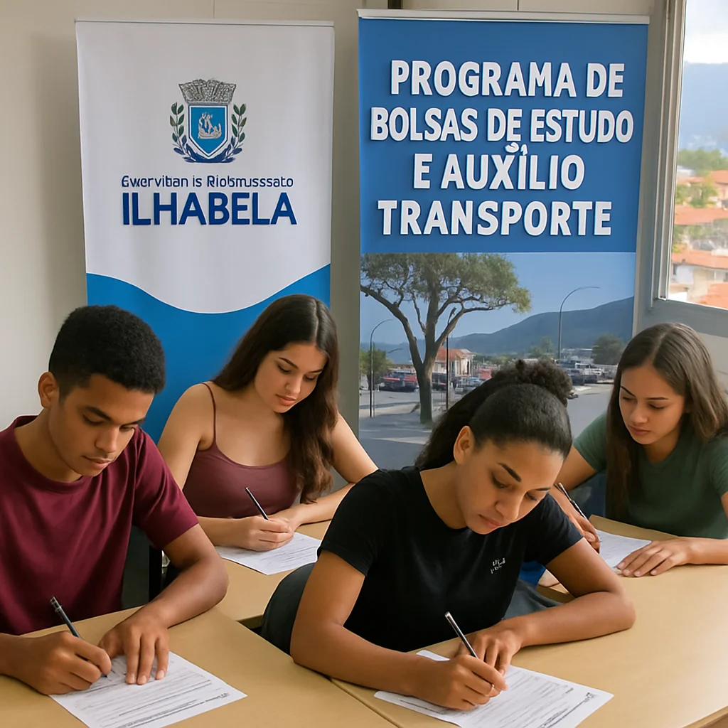 Inscrições para 2º semestre do Programa Bolsa de Estudos Ilhabela 2023