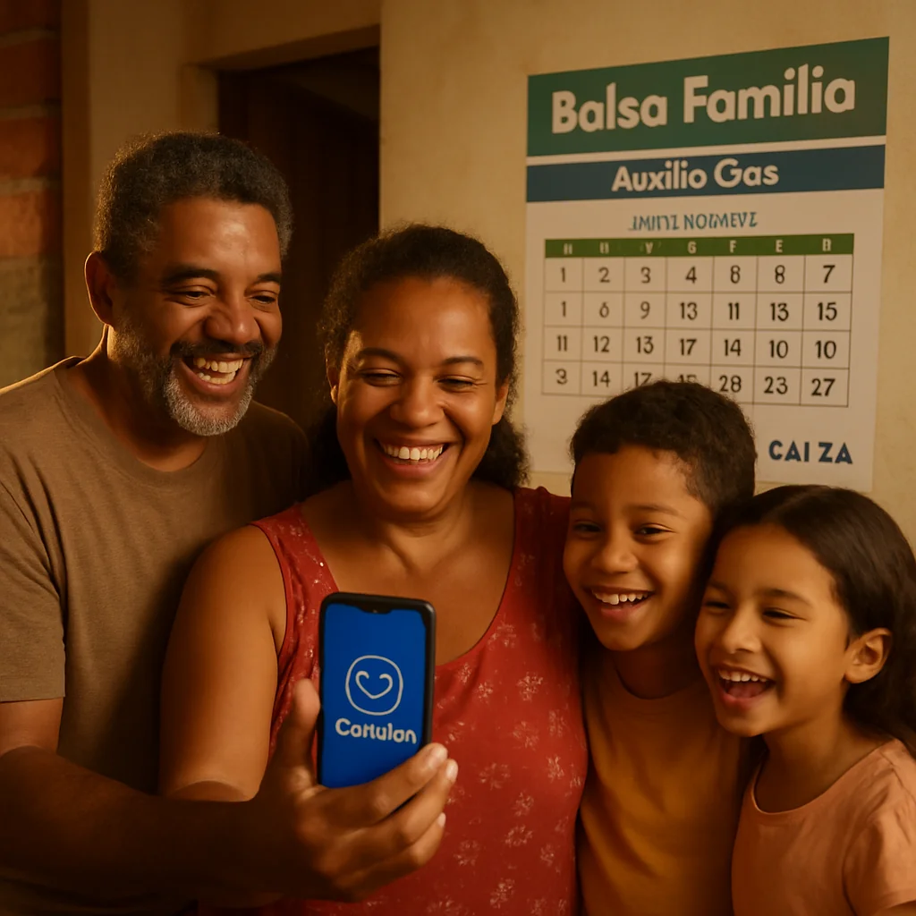 Caixa inicia pagamento do Bolsa Família e Auxílio Gás em agosto 2025