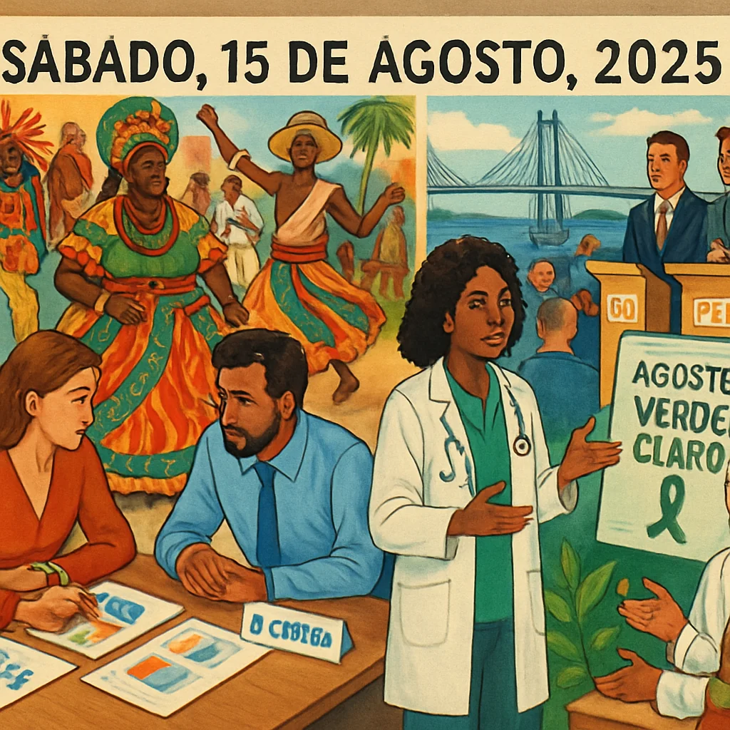 Cotidiano 15/08/2025: Energia, Cultura, Saúde e Infraestrutura em Destaque na Bahia