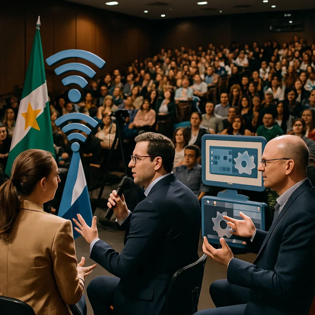 Encontro Regional MIDIACOM MS em Dourados: Palestras de Morgado, Alves e Souza