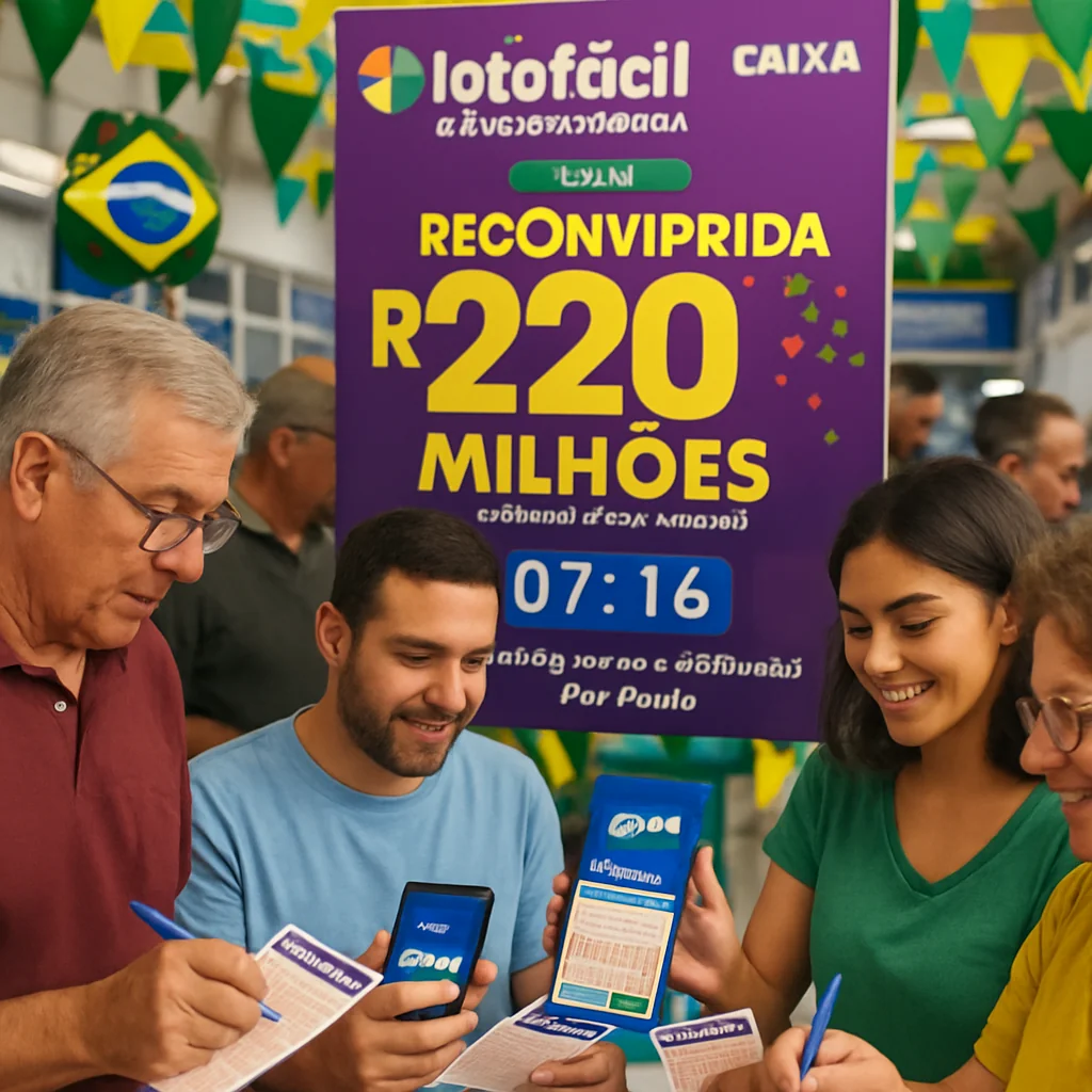 Lotofácil da Independência 2025: prêmio recorde de R$ 220 milhões aos vencedores