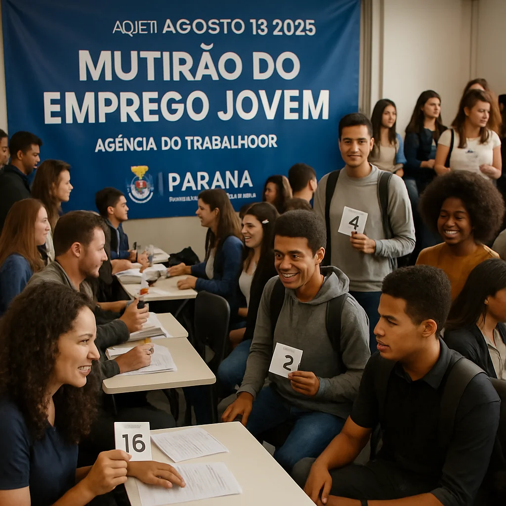 Mutirão de Empregos da Juventude em Curitiba: 285 pré-aprovados e 1.000 vagas