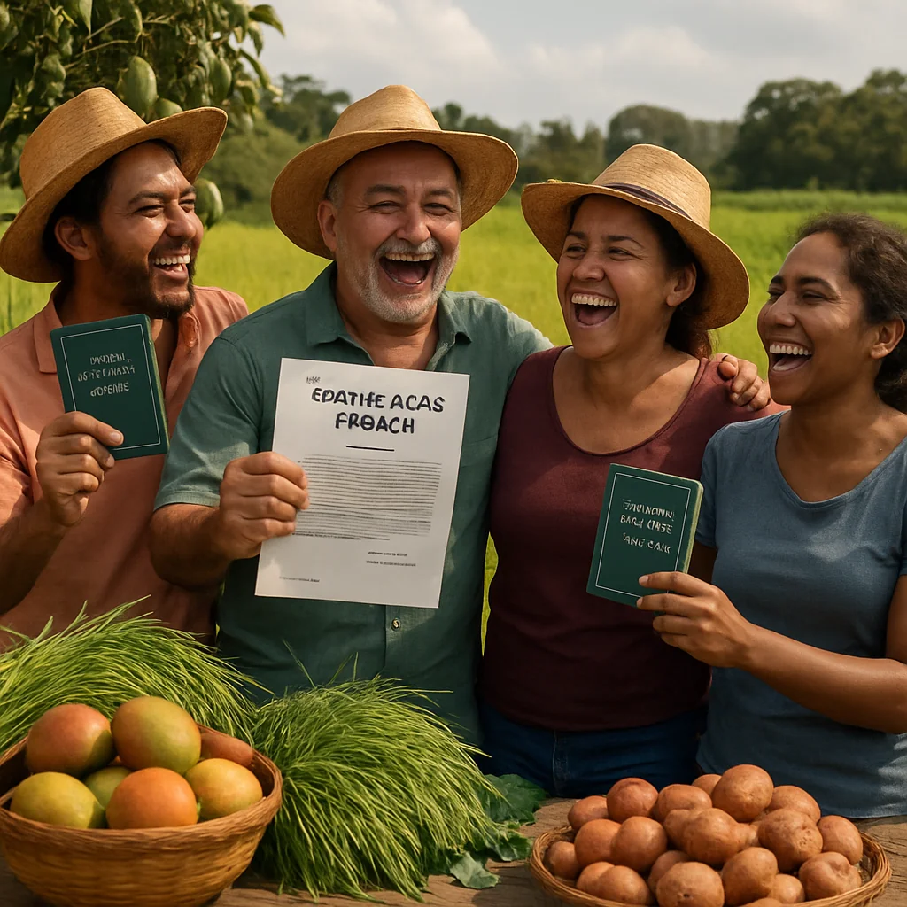 Bônus do Pronaf em agosto para agricultores familiares de arroz, manga e batata