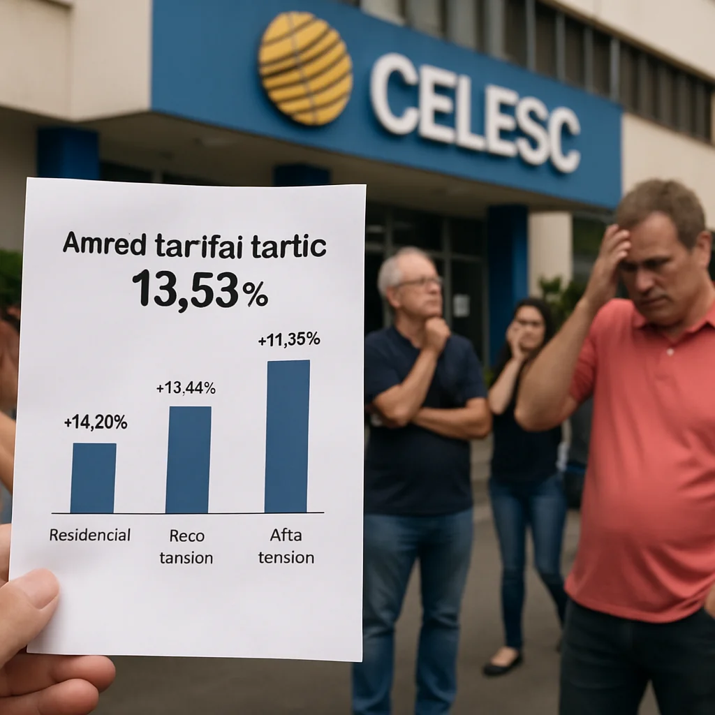ANEEL autoriza reajuste de 13,53% na tarifa de energia em Santa Catarina