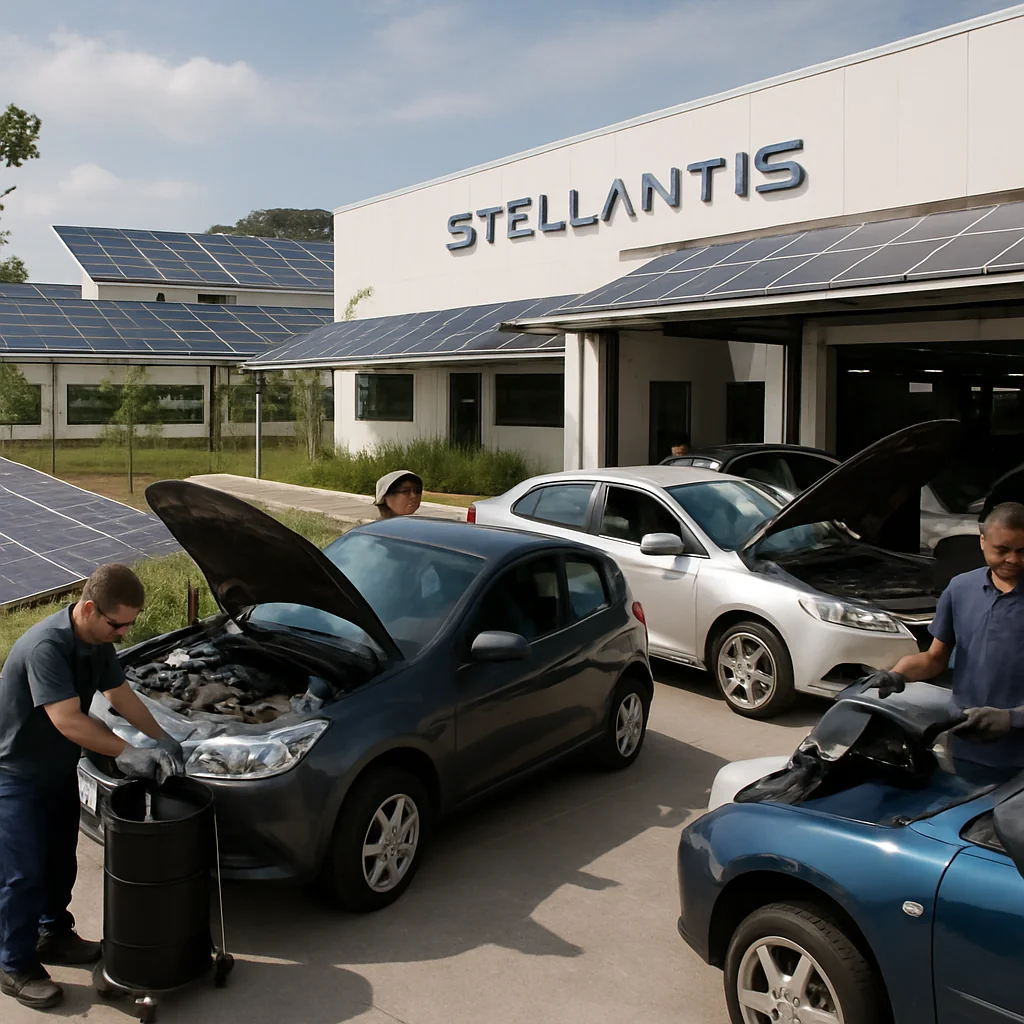 Stellantis Inaugura Centro de Desmonte em Osasco e Avança na Descarbonização