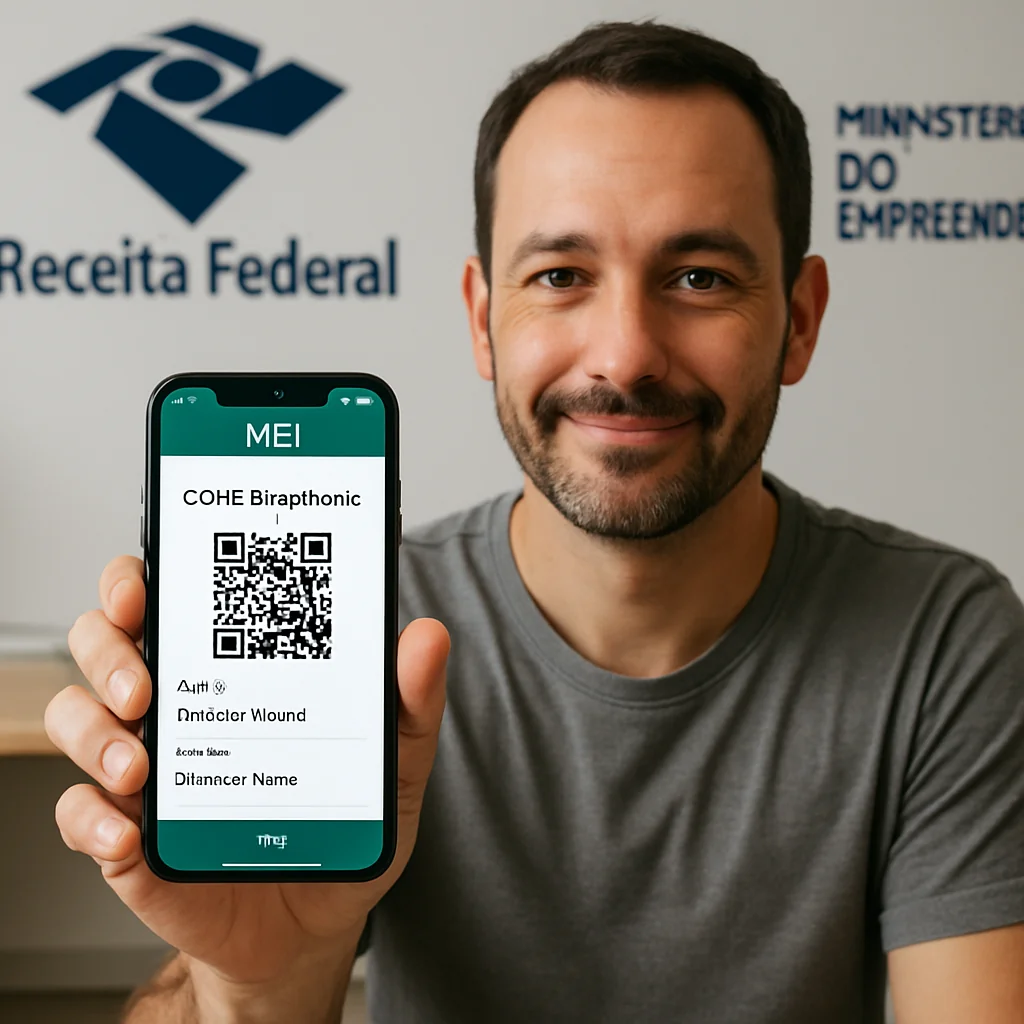 Receita Federal lança CCMEI Simplificado no app MEI com QR Code