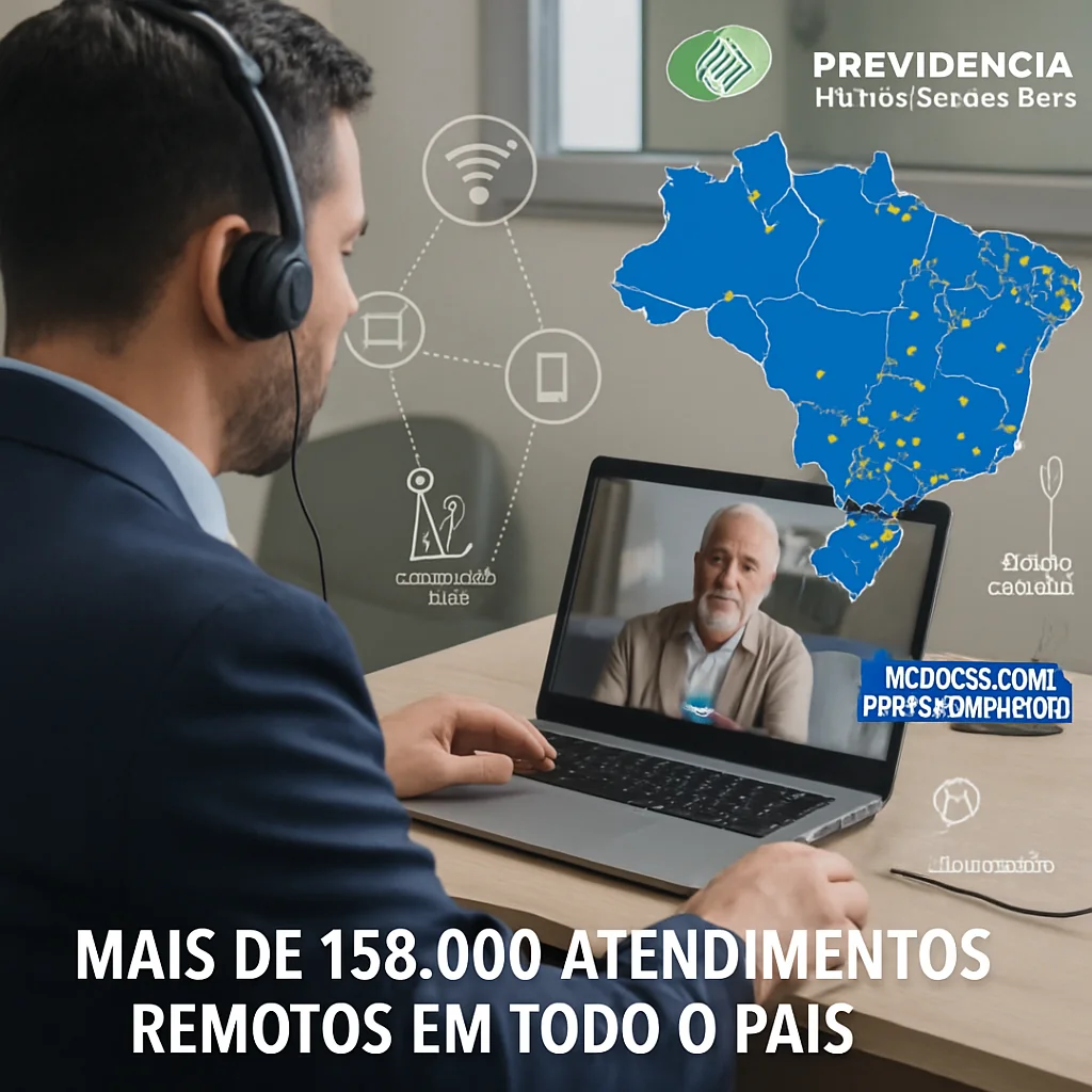 Previdência Perícia Conectada ultrapassa 158 mil atendimentos remotos desde 02/2024