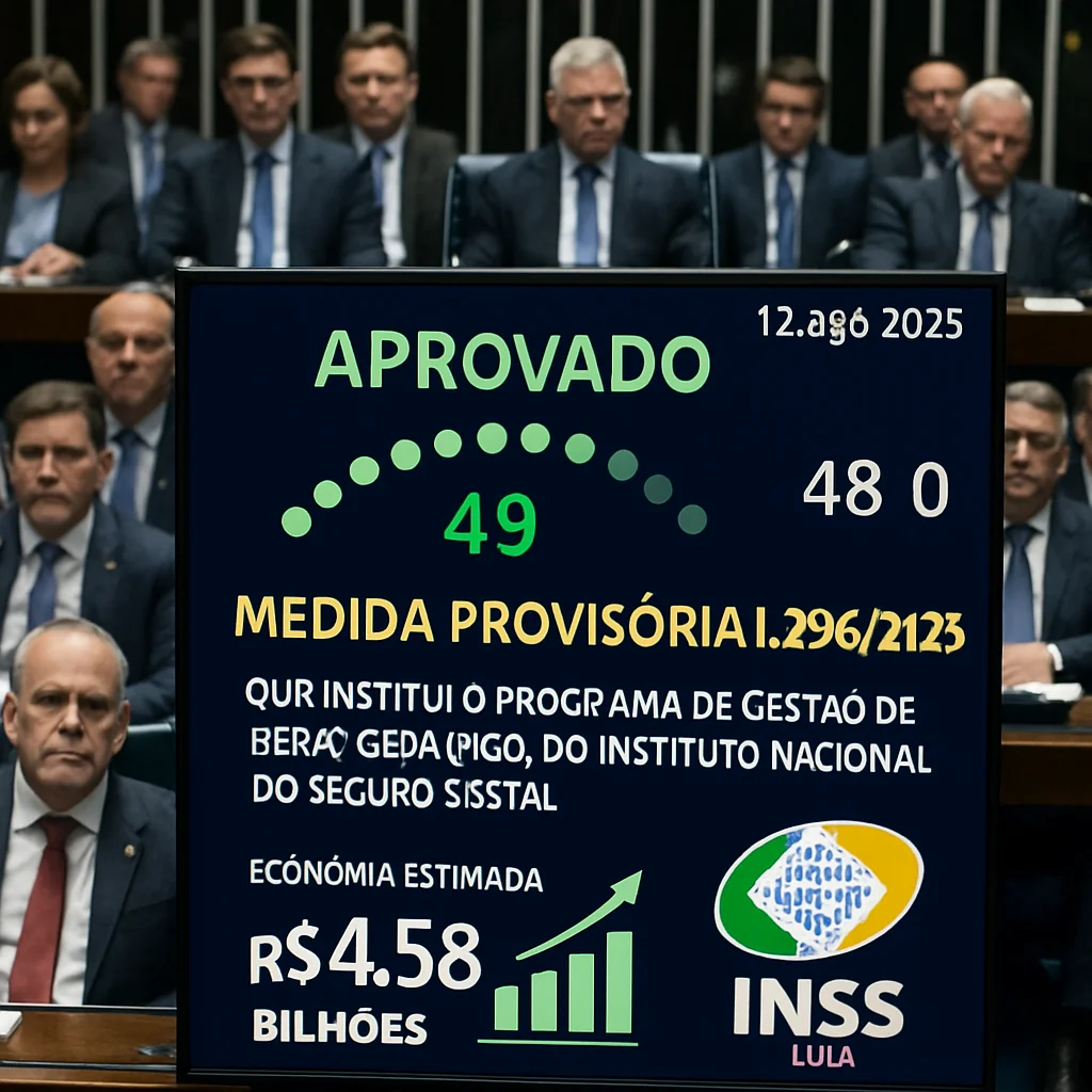 Senado aprova MP 1.296/2025 para reduzir fila de benefícios no INSS