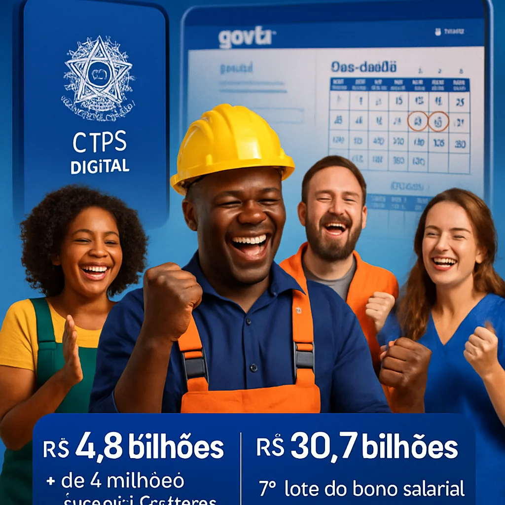 Abono Salarial 2025: Mais de 4 milhões receberão nesta sexta (15)