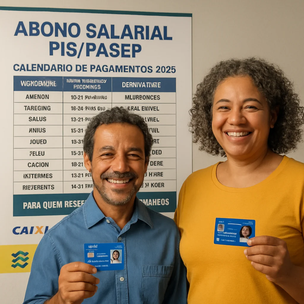 Último lote do Abono Salarial PIS/Pasep 2025: pagamento em 15/08