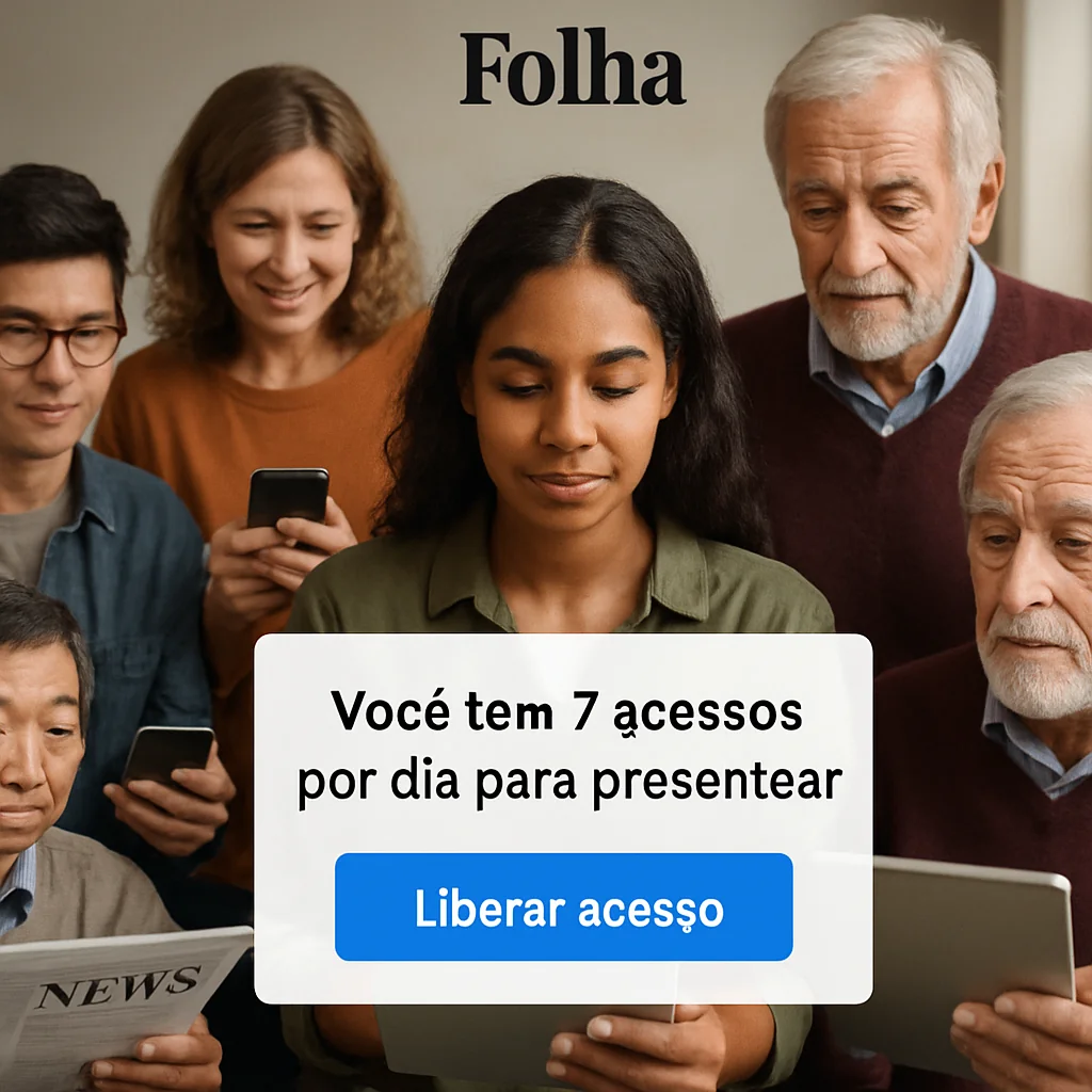 Dê um benefício de assinante: libere 7 acessos diários na Folha