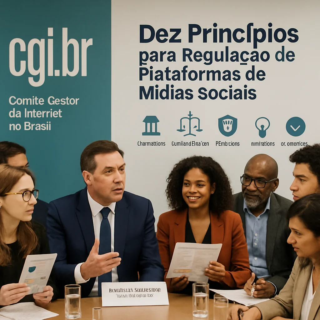CGI.br divulga os Dez Princípios para a Regulação de Plataformas de Redes Sociais