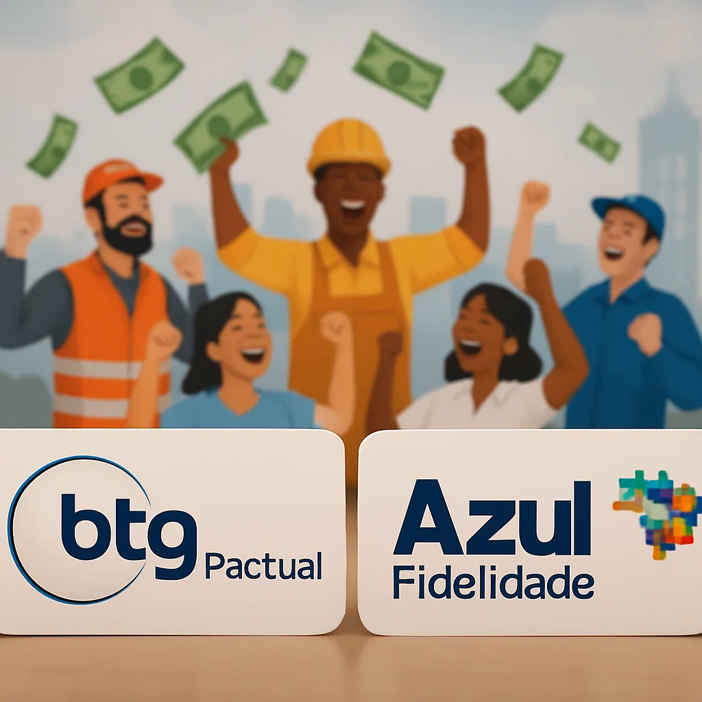 BTG Pactual e Azul Fidelidade: Transferência de Pontos + PIS/PASEP e Bolsa Família