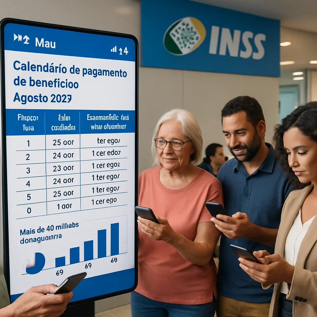 Calendário Oficial INSS Agosto 2025: Pagamentos Escalonados para Mais de 40 Mi