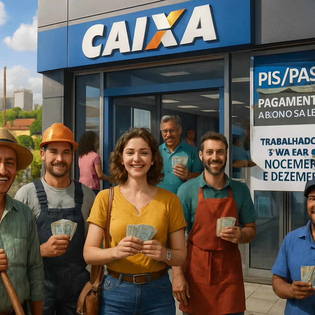 Caixa encerra calendário de abono salarial para nascidos em nov e dez 2025