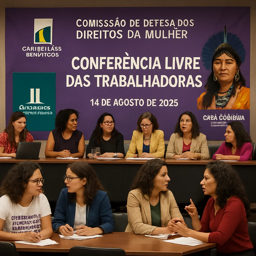 Comissão realiza conferência para ouvir trabalhadoras da Câmara em 14/08/2025