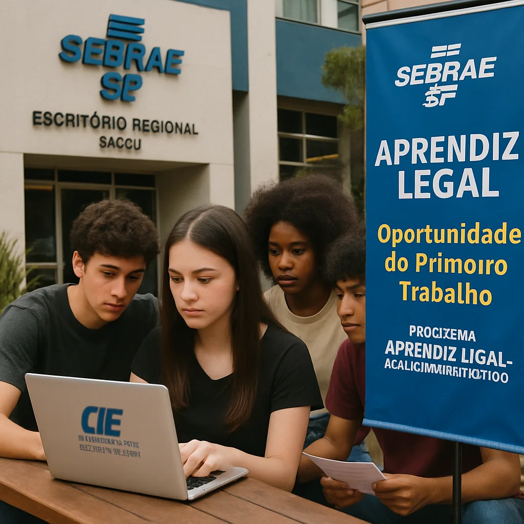 Foto Divulgação Sebrae: Inscrições Abertas para Jovem Aprendiz Sebrae-SP Bauru