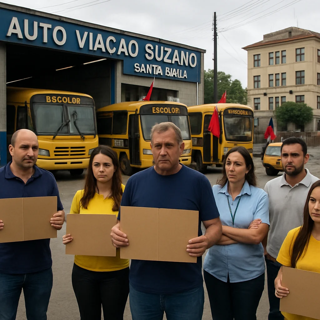 Motoristas e monitoras do transporte escolar de Santa Isabel paralisam e cobram direitos