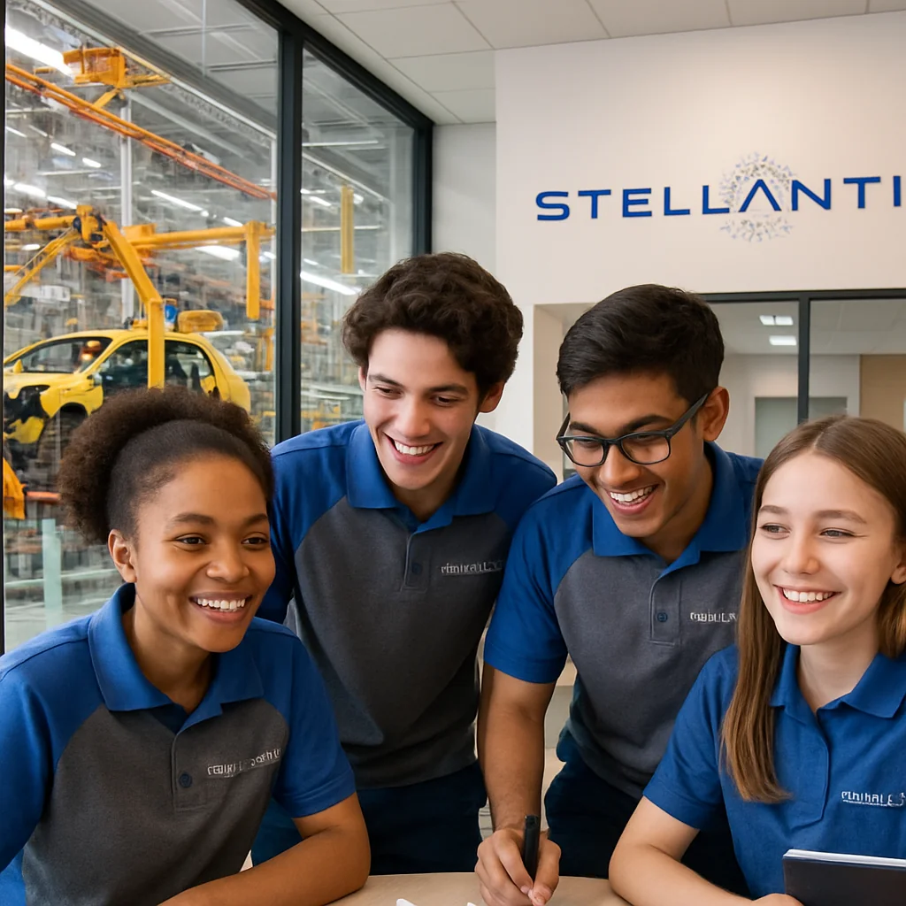 Stellantis oferece 525 vagas para jovens de 16 a 21 anos em 2025
