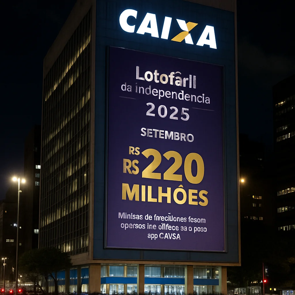 Lotofácil da Independência 2025: R$ 220 Mi, Sorteio em 6/9 Confirmado
