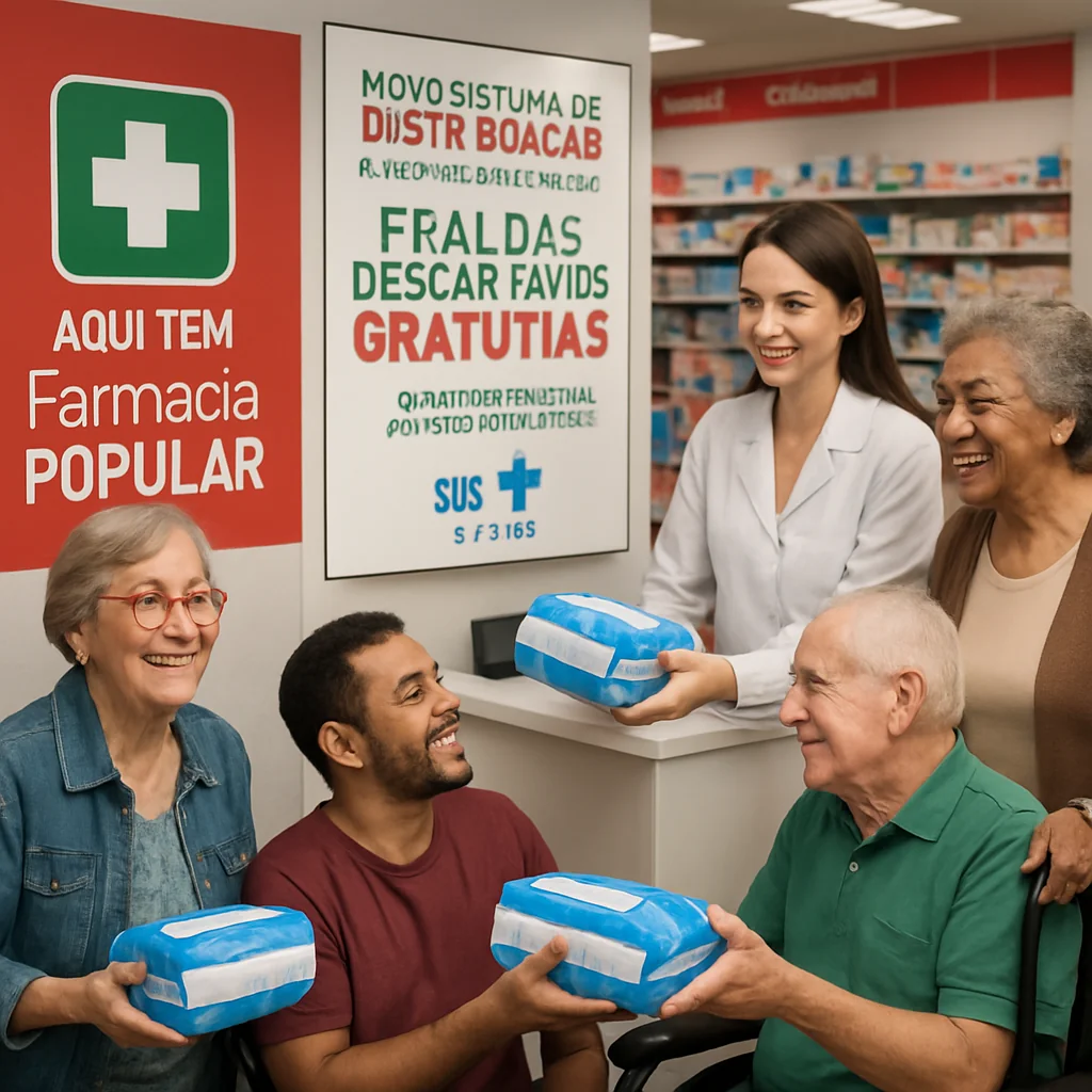 A partir de outubro, SUS distribui fraldas descartáveis em farmácias populares