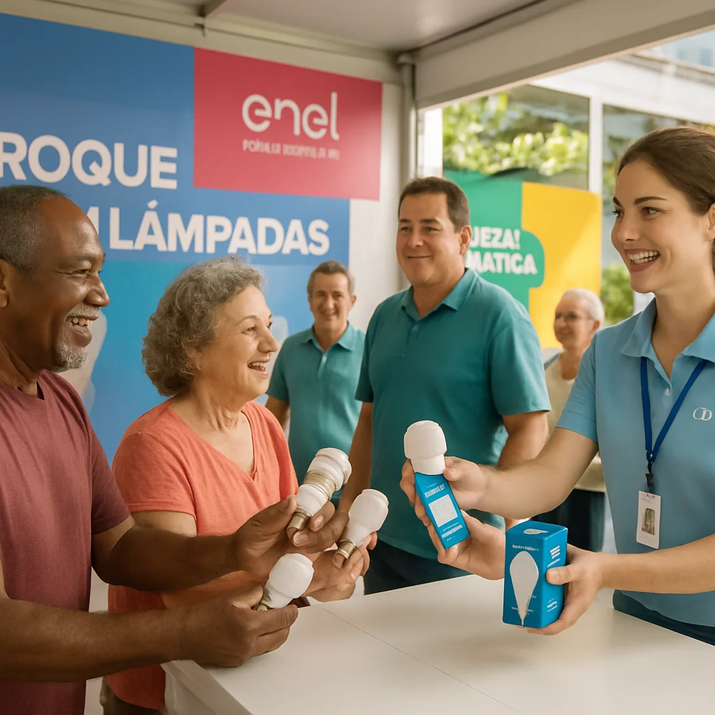 Troca Gratuita de Lâmpadas LED Até 23/08 em Cotia, Carapicuíba e SP