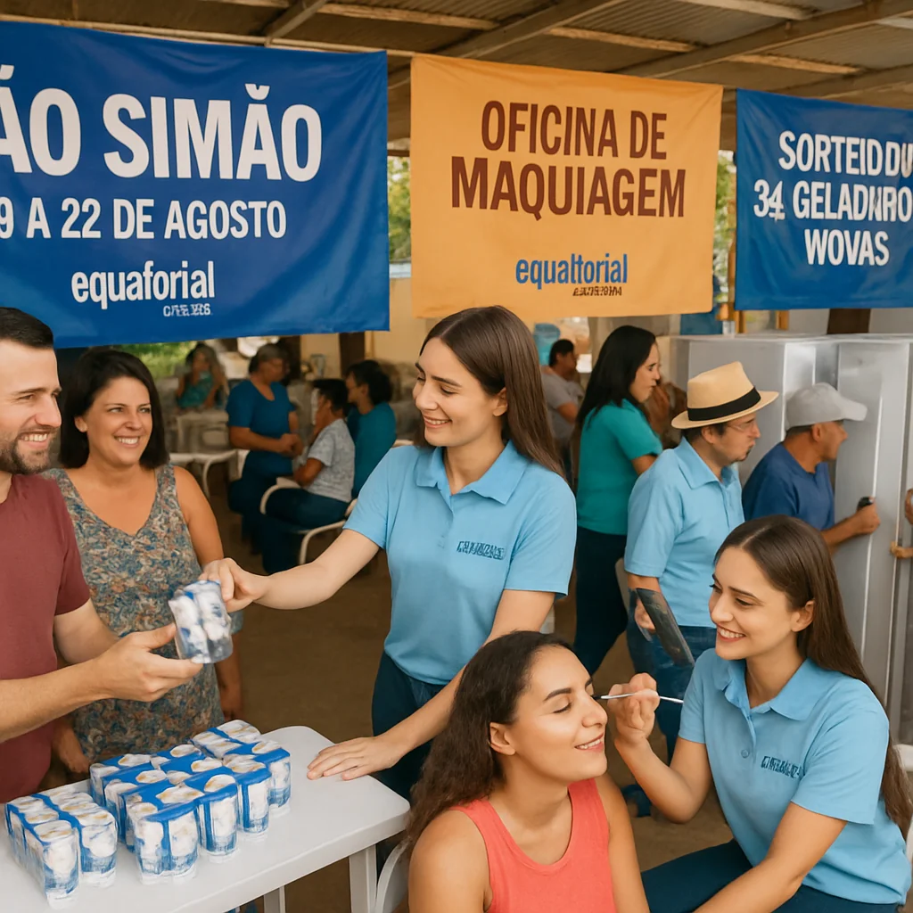 Ação de 19 a 22/08 com troca de lâmpadas, curso e sorteio em São Simão
