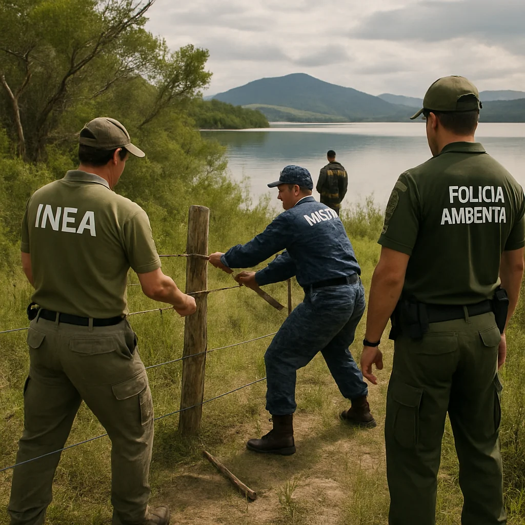 Operação combate ocupações irregulares em Lagoa de Cima: ação em Campos