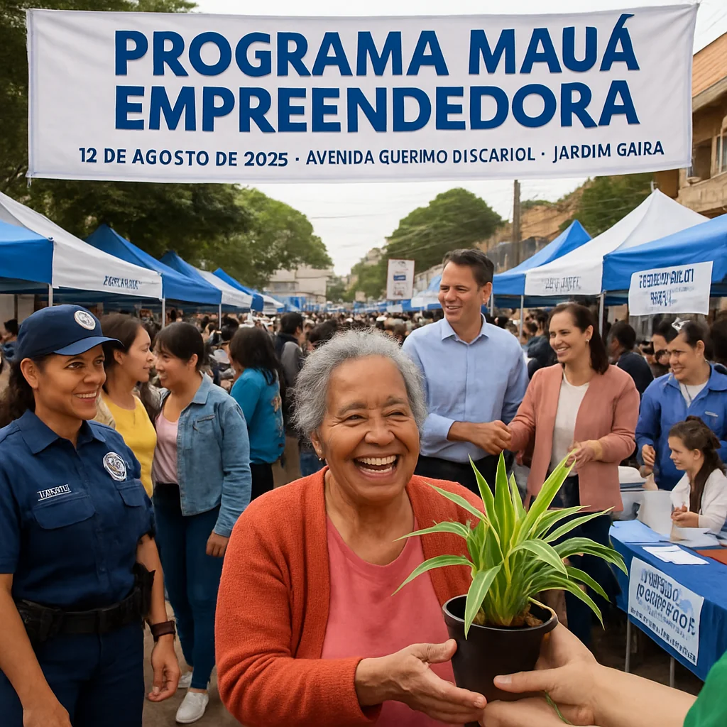 12/08/2025 Programa Mauá Empreendedora atende 600 pessoas no Jardim Zaíra